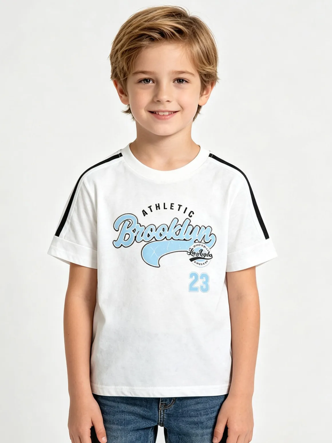 Street Porter T-shirt da bambino in cotone con stampa scritta