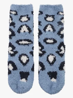 Stylosa Calze donna antiscivolo maculate - blu