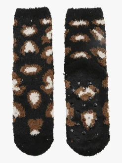 Stylosa Calze donna antiscivolo maculate - nero