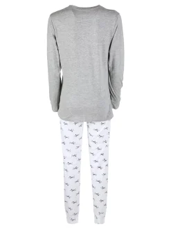 Stylosa Pigiama lungo da donna in cotone
