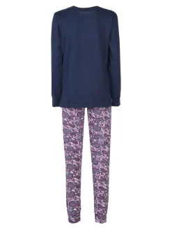 Stylosa Pigiama lungo da donna in cotone