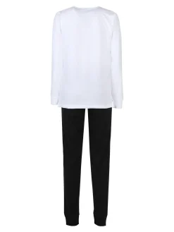 Stylosa Pigiama lungo da donna in cotone
