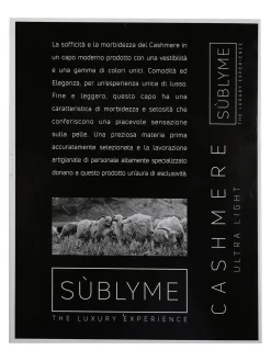 Sublyme Dolcevita donna manica lunga misto cashmere