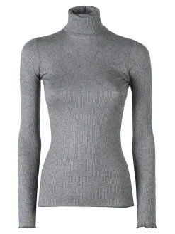 Sublyme Maglia dolcevita da donna in cashmere - grigio