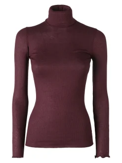 Sublyme Maglia dolcevita da donna in cashmere - viola