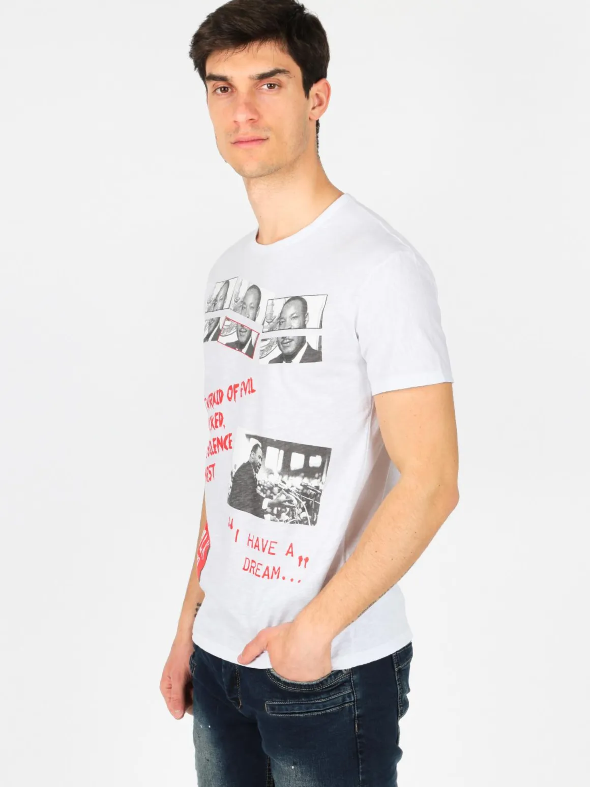 Sugo Jeans T-Shirt a Maniche Corte