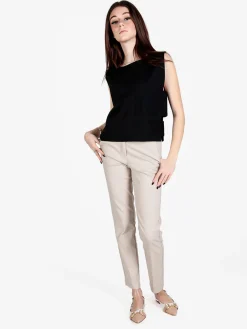 Sun Sun Top donna oversize in misto cotone