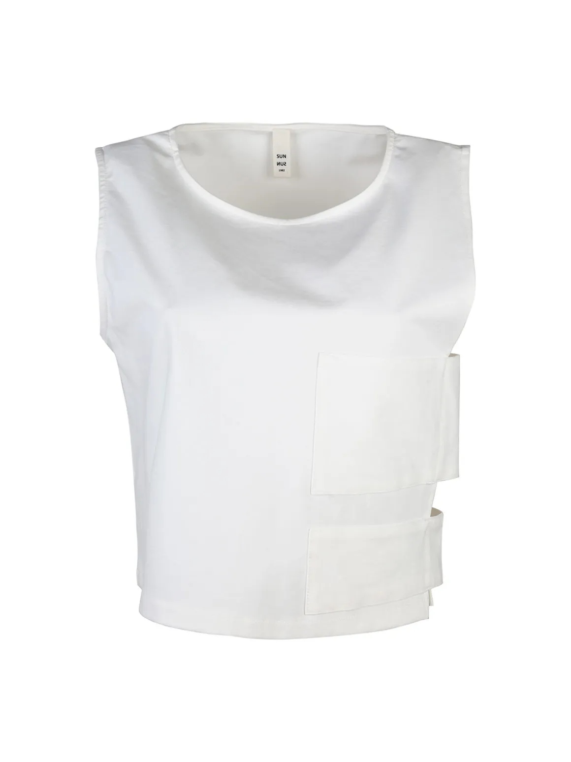 Sun Sun Top donna oversize in misto cotone