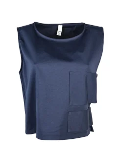 Sun Sun Top donna oversize in misto cotone