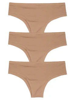 Superga Confezione da 3 slip donna - nudo