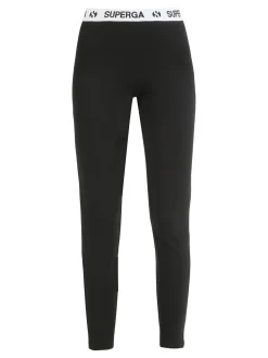 Superga Leggings donna sportivi con fascia stampata