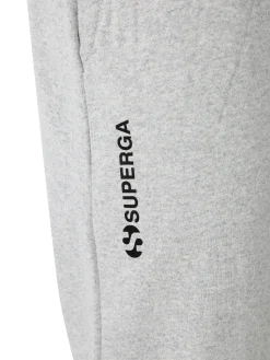 Superga Pantaloni tuta da donna in felpa con coulisse e polsini - grigio