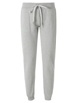Superga Pantaloni tuta da donna in felpa con coulisse e polsini - grigio