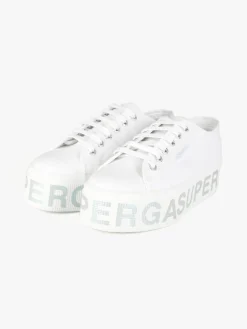 Superga 2790 PLATFORM LETTERING Sneakers donna in tela con platform
