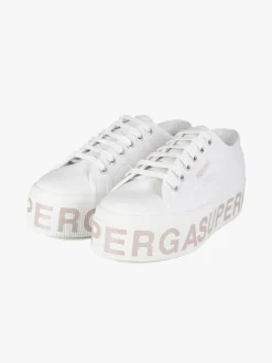Superga 2790 PLATFORM LETTERING Sneakers donna in tela con platform