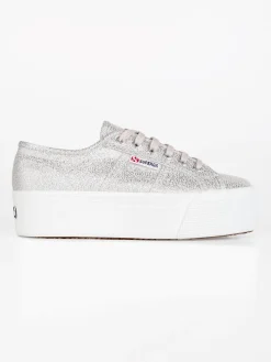 Superga Scarpe in tela donna con platform 2790 LAME