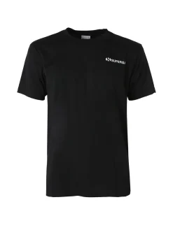 Superga T-shirt da uomo in cotone con logo - nero