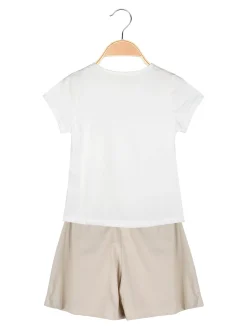 Sweet Junior Completo da bambina 2 pezzi con t-shirt e shorts