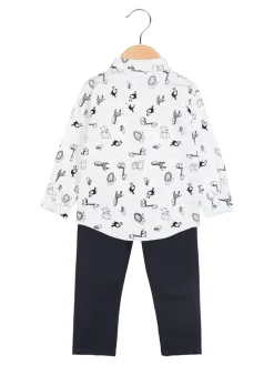 Sweet Junior Completo da neonato 2 pezzi con camicia