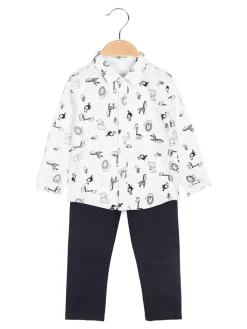 Sweet Junior Completo da neonato 2 pezzi con camicia