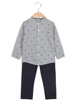 Sweet Junior Completo da neonato 2 pezzi con camicia + pantaloni