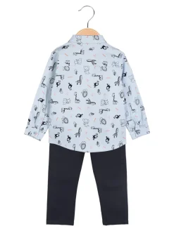 Sweet Junior Completo da neonato 2 pezzi con camicia