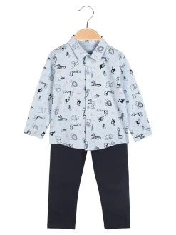 Sweet Junior Completo da neonato 2 pezzi con camicia