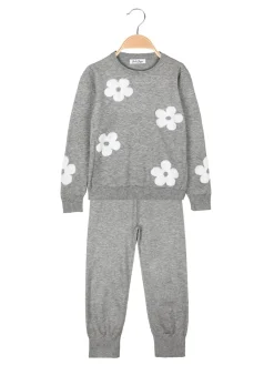 Sweet Junior Completo 2 pezzi da bambina in maglia