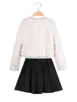 Sweet Junior Completo 3 pezzi da bambina con giacca e gonna