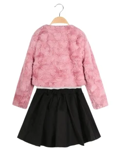 Sweet Junior Completo 3 pezzi da bambina con giacca e gonna