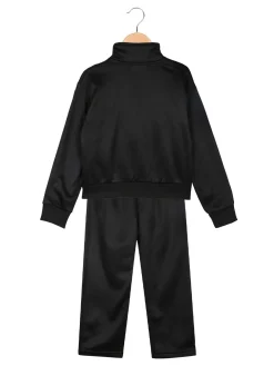 Sweet Junior Completo tuta da bambina 3 pezzi con strass - nero