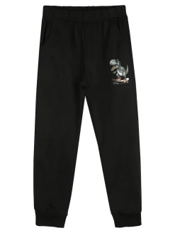 Sweet Junior Completo tuta da bambino dinosauri 3 pezzi con cappuccio e zip - militare