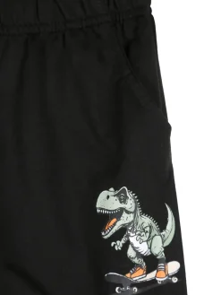 Sweet Junior Completo tuta da bambino dinosauri 3 pezzi con cappuccio e zip - beige