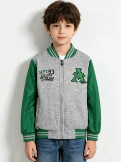 Sweet Junior Giubbino baseball da bambino con zip