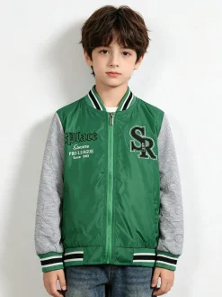 Sweet Junior Giubbino baseball da bambino con zip