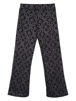 Sweet Junior Leggings da bambina a zampa con interno felpato