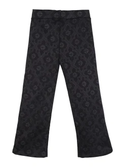 Sweet Junior Leggings da bambina a zampa con interno felpato