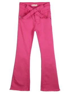 Sweet Junior Pantaloni a zampa da bambina con cintura