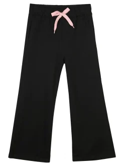 Sweet Junior Pantaloni da bambina a gamba larga in felpa