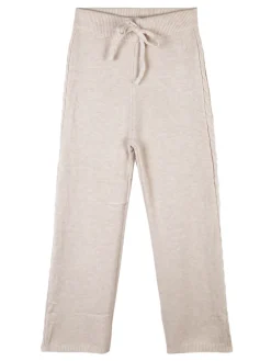 Sweet Junior Pantaloni da bambina in maglia a vita alta