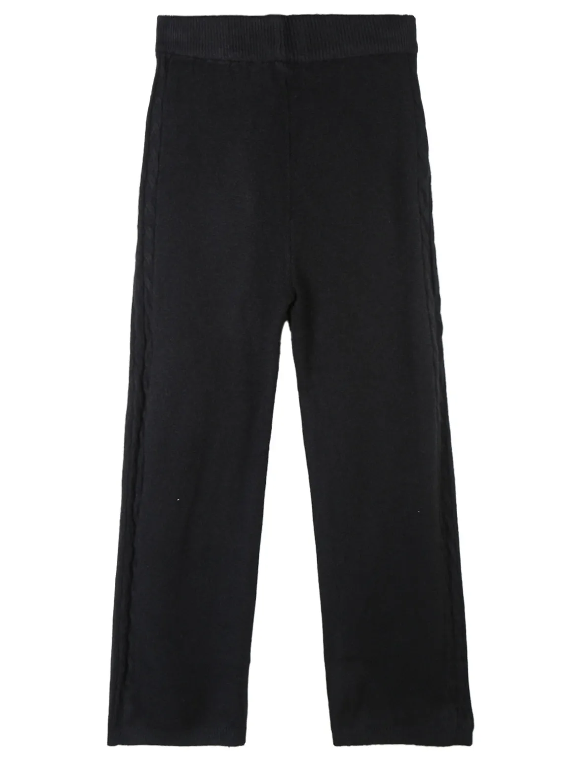 Sweet Junior Pantaloni da bambina in maglia a vita alta
