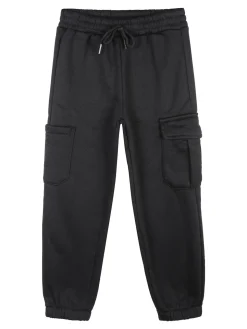 Sweet Junior Pantaloni tuta da bambina felpati con tasconi laterali