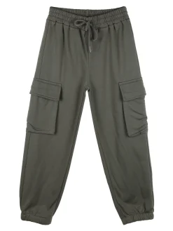 Sweet Junior Pantaloni tuta da bambina con tasconi laterali e polsini