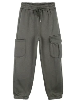 Sweet Junior Pantaloni tuta da bambina felpati con tasconi laterali