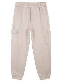 Sweet Junior Pantaloni tuta da bambina felpati con tasconi laterali