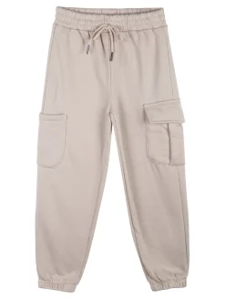 Sweet Junior Pantaloni tuta da bambina felpati con tasconi laterali