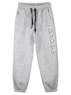 Sweet Junior Pantaloni tuta da bambino con coulisse ed elastico sul finale - grigio