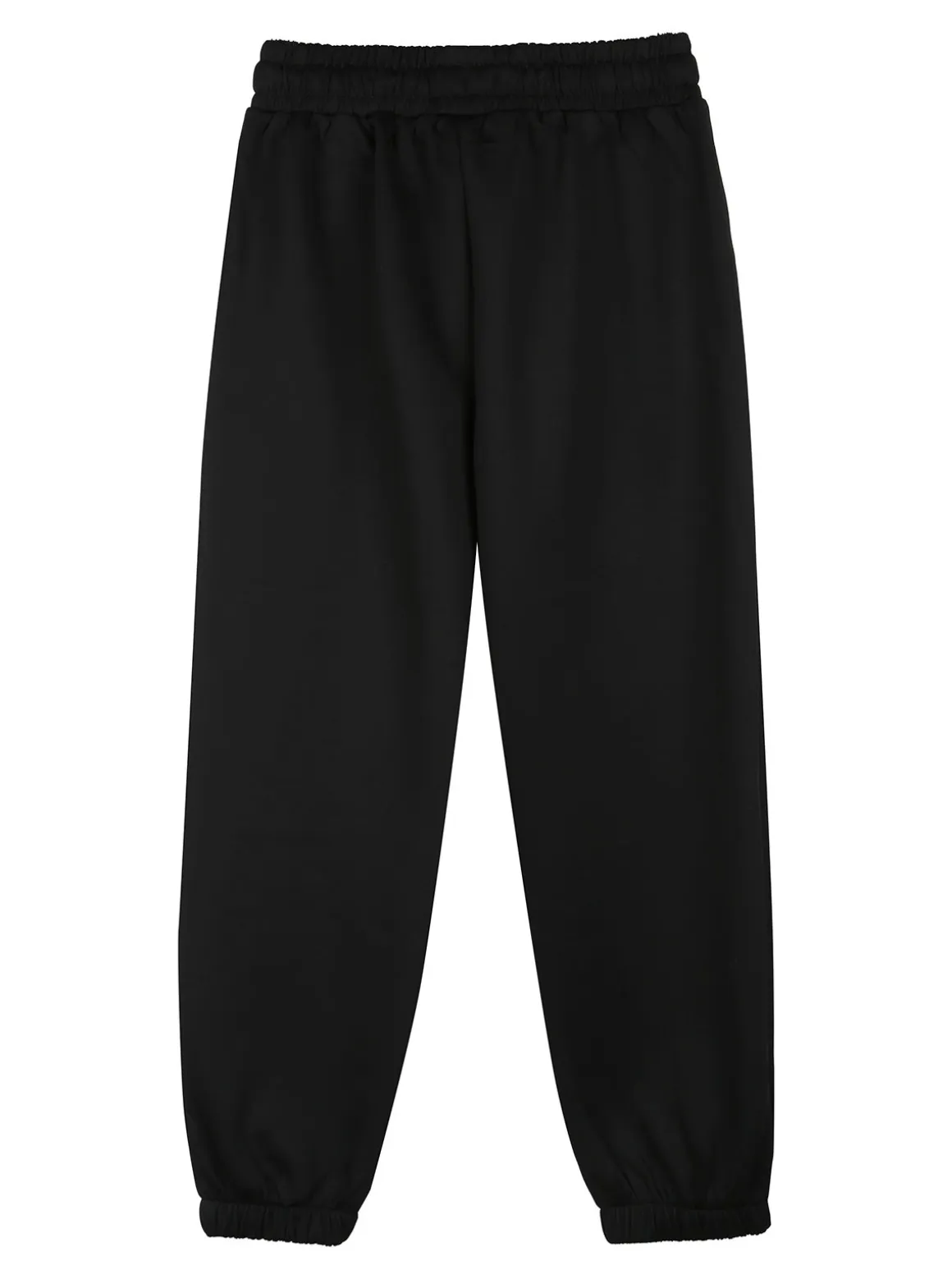 Sweet Junior Pantaloni tuta da bambino con coulisse ed elastico sul finale - nero