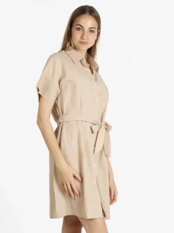 Sweet Miss Abito a camicia in cotone maniche corte