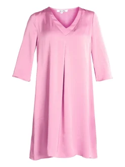 Sweet Miss Abito donna effetto seta con manica a 3/4